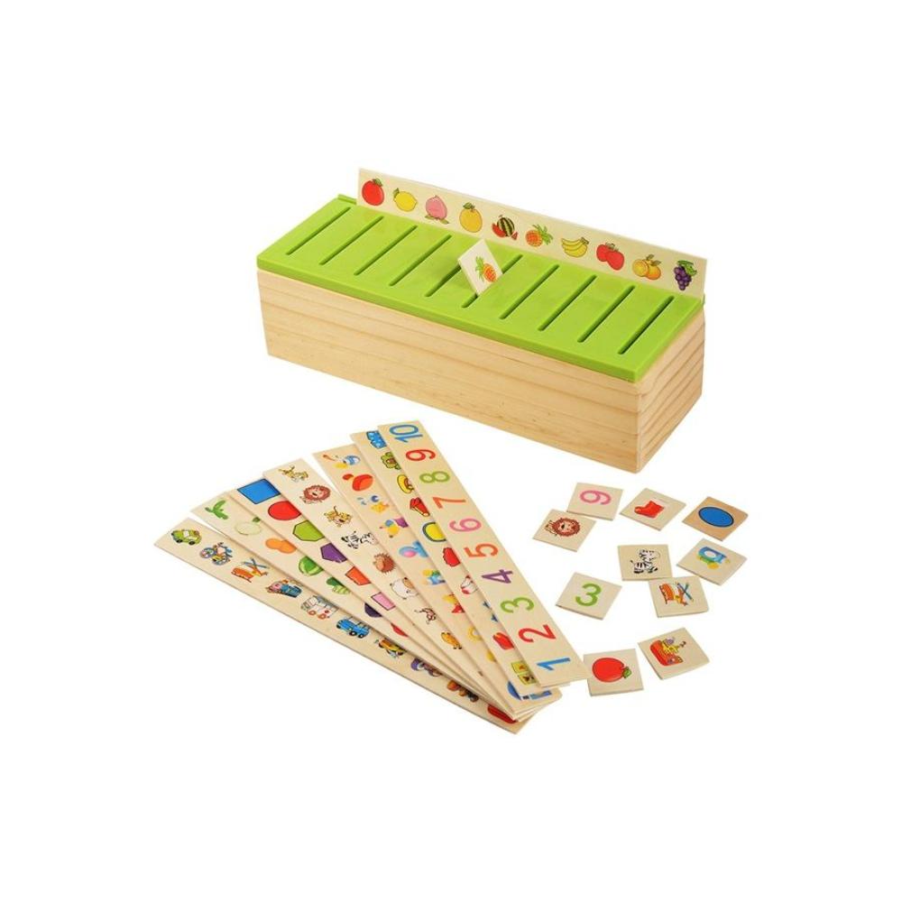  لعبة تعليمية صندوق تصنيف المعرفة