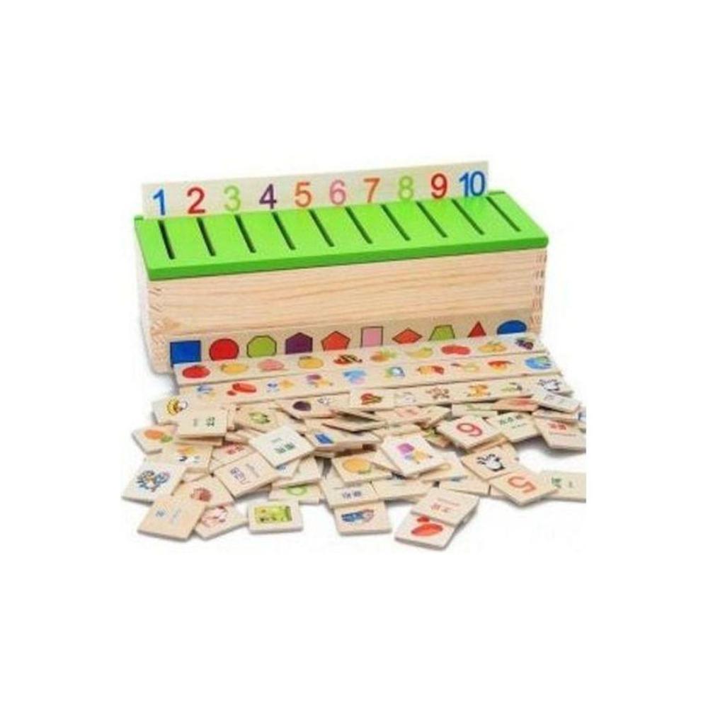  لعبة تعليمية صندوق تصنيف المعرفة