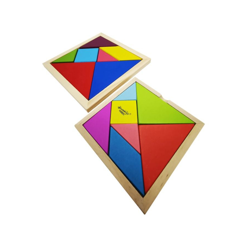 مجموعة تصنيف أشكال خشبية - قطعتين