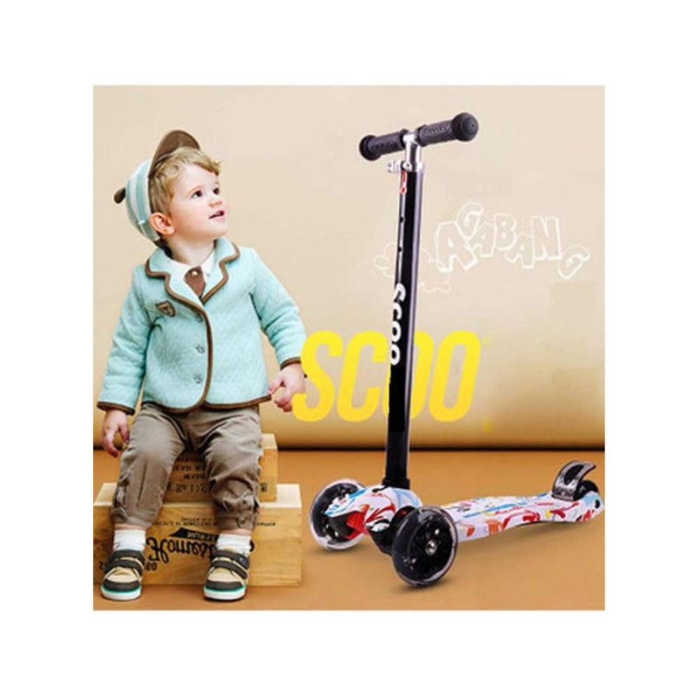 كول بيبي سكوتر ثلاثي العجلات قابل للطي