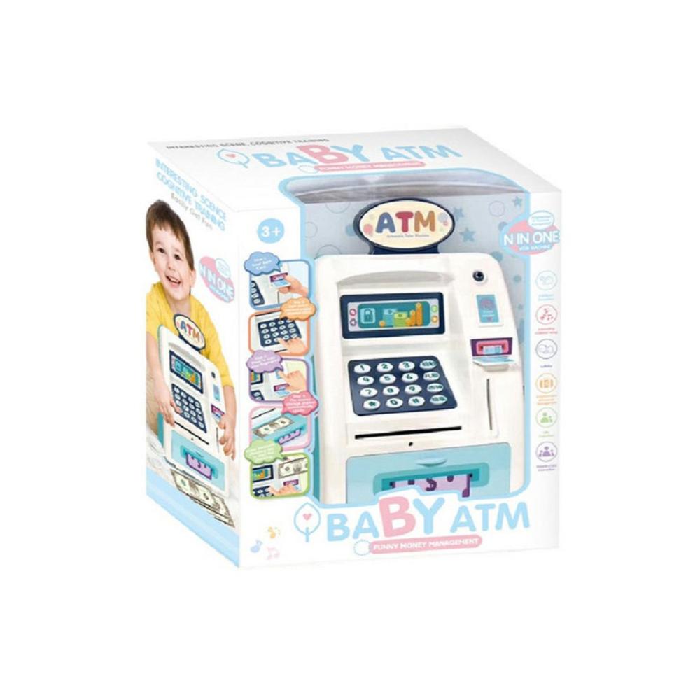 فاميلي سنتر لعبة تسجيل المدفوعات الإلكترونية للأطفال مع إضاءة وموسيقى - 23x10.5x27 سم