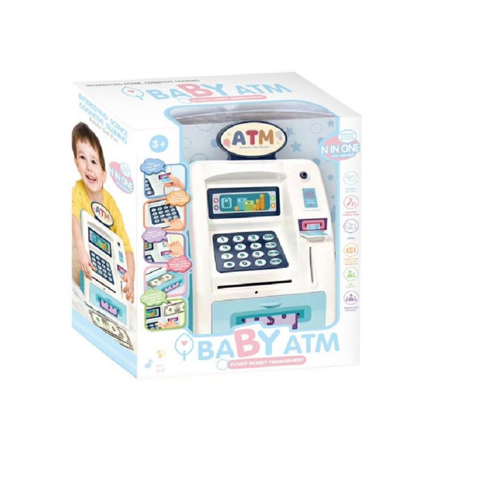 فاميلي سنتر لعبة تسجيل المدفوعات الإلكترونية للأطفال مع إضاءة وموسيقى - 23x10.5x27 سم