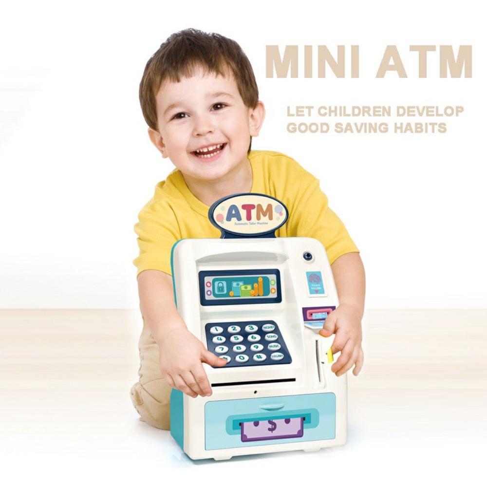 فاميلي سنتر لعبة تسجيل المدفوعات الإلكترونية للأطفال مع إضاءة وموسيقى - 23x10.5x27 سم