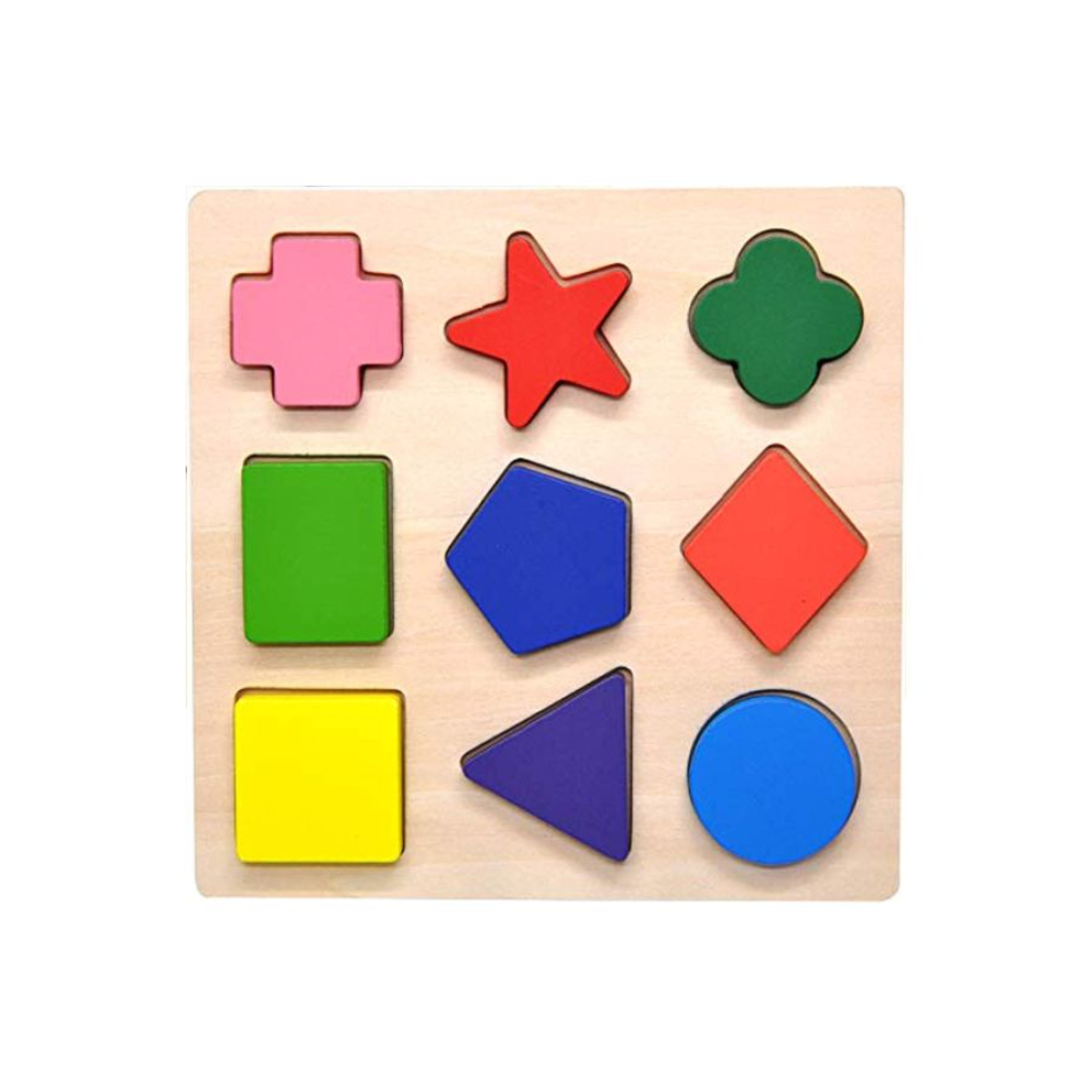 جايبير آند مومو مجموعة أحجيات خشبية لمرحلة ما قبل المدرسة - 9 قطع