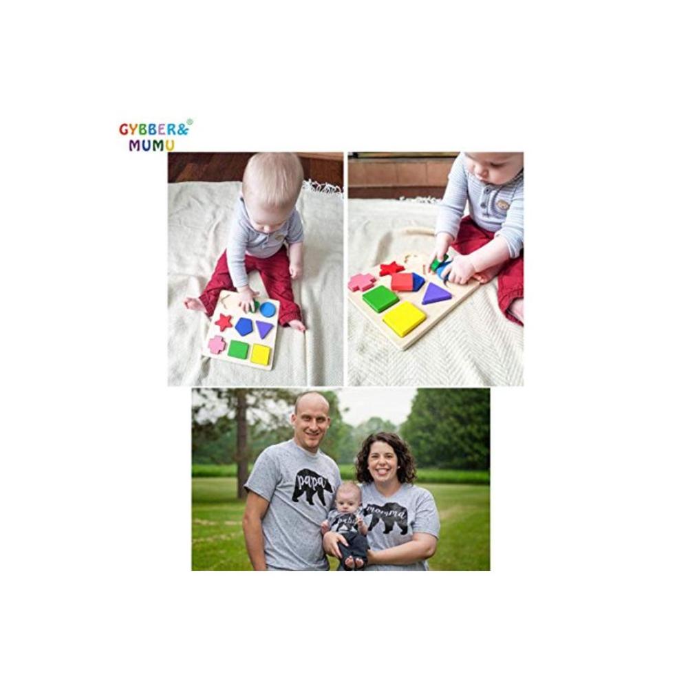 جايبير آند مومو مجموعة أحجيات خشبية لمرحلة ما قبل المدرسة - 9 قطع