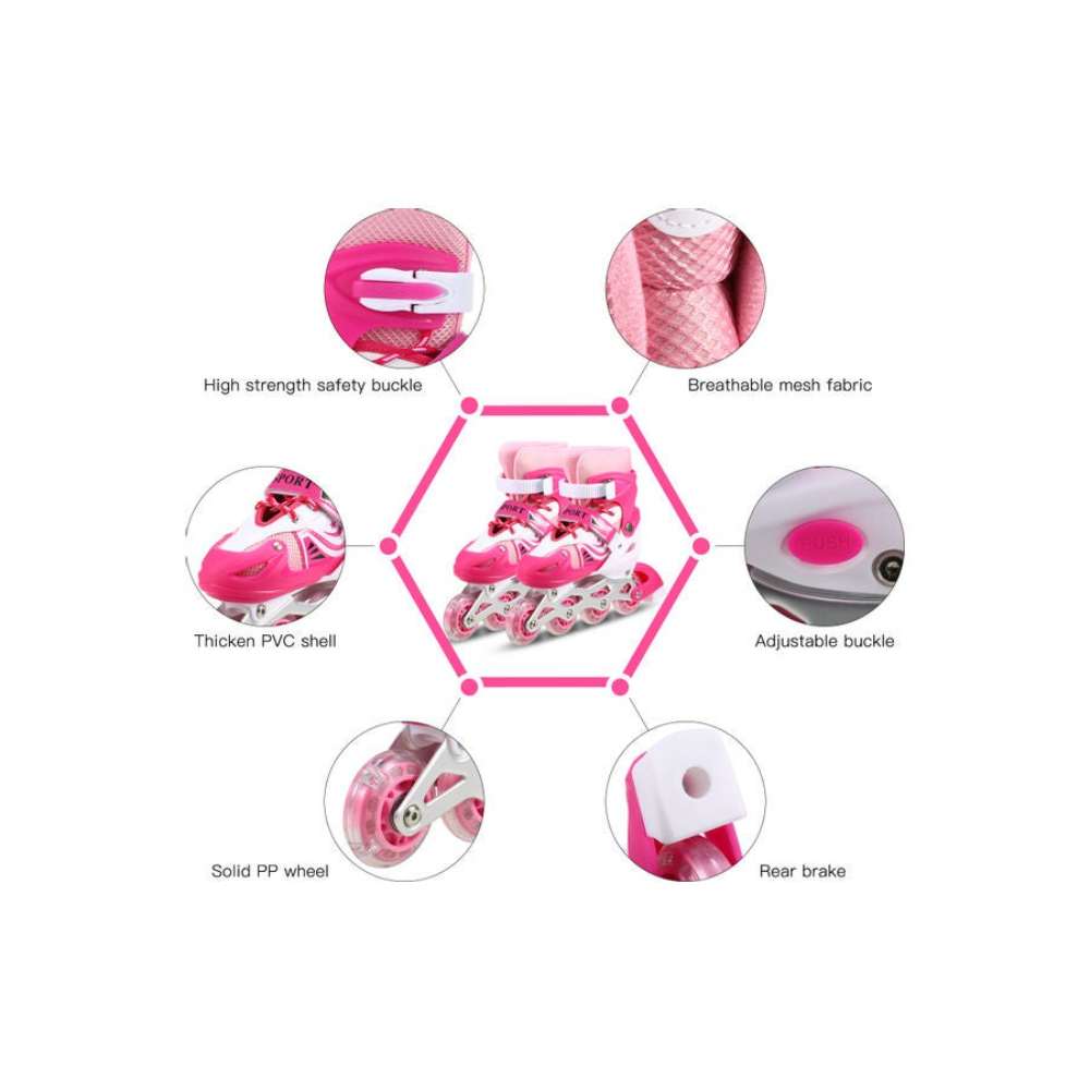 حذاء تزلج قابل للتعديل للأطفال في الأماكن الخارجية 