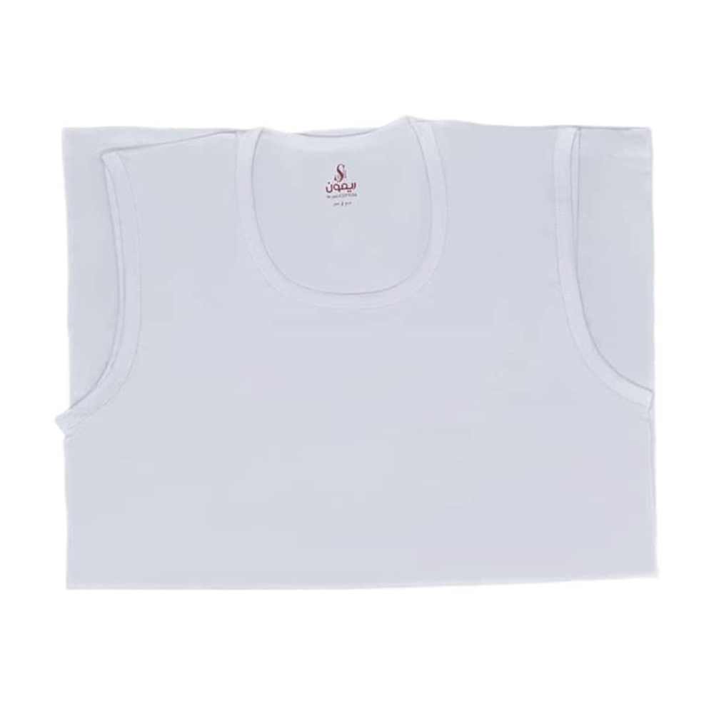 فنايل ريمون كت كتافي ابيض رجالي 6 حبات