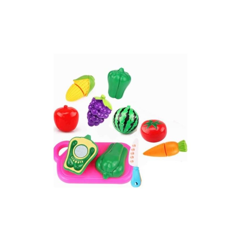  لعبة تعليمية لتقطيع الفواكه والخضروات - 10 قطع