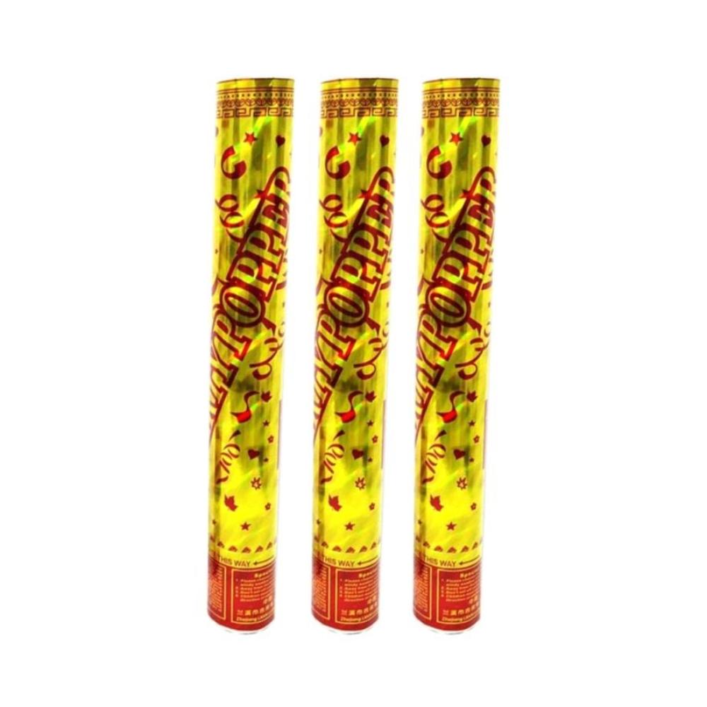 مجموعة مفرقعات حفلات 3 قطع - 50 سم