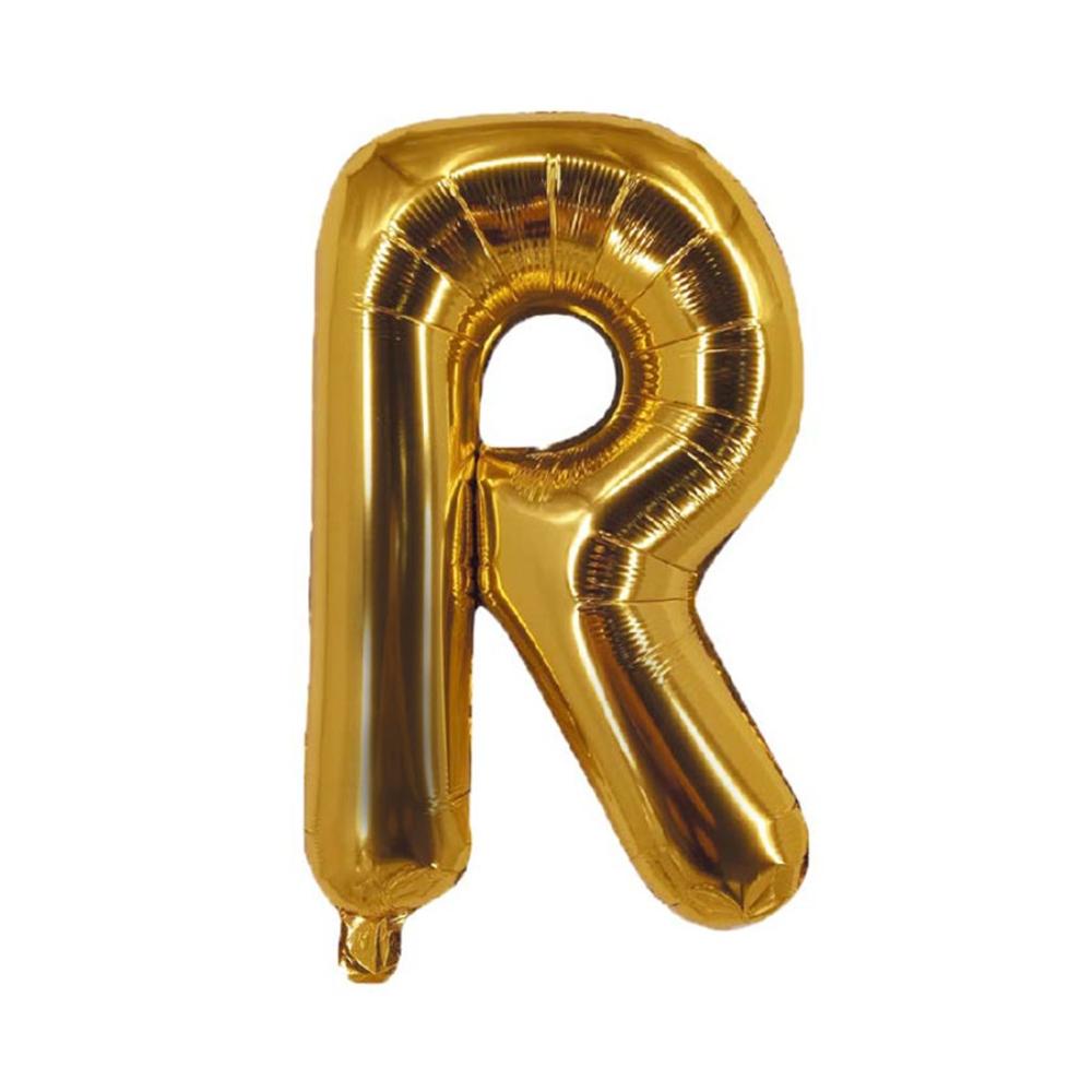 بارتي تايم بالون زينة حرف R - 16 بوصة 
