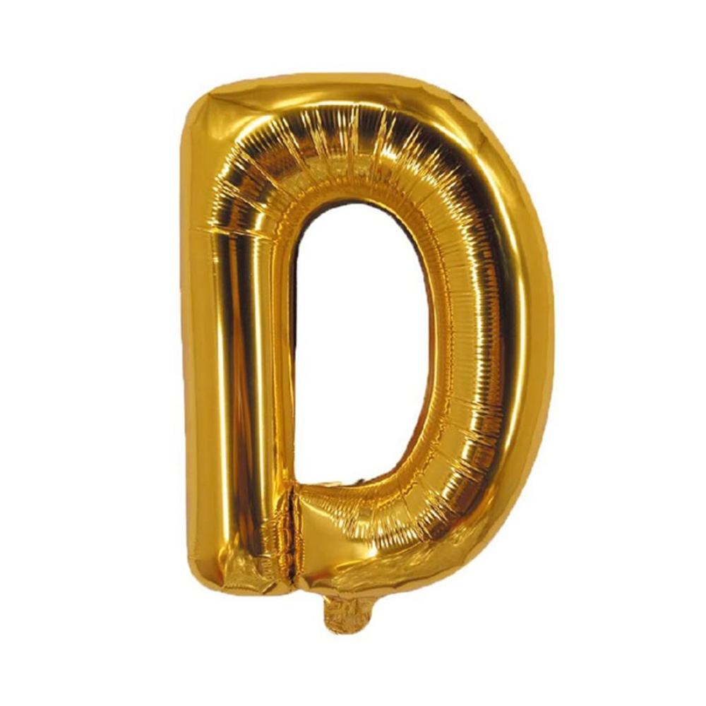 بارتي تايم بالون قصدير حرف D - 16 بوصة 