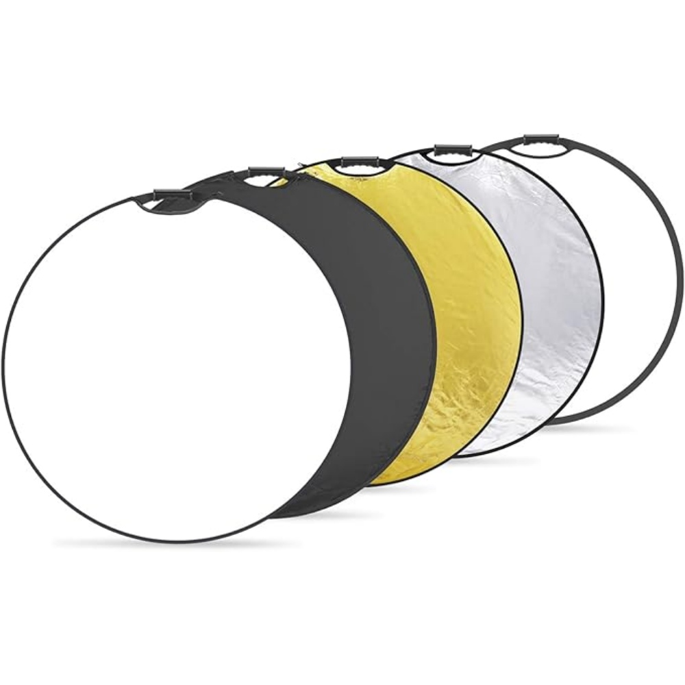 عاكس اضاءة دائري من شركة نايس فوتو مقاس 110 سم NICEFOTO reflector 5 in 1