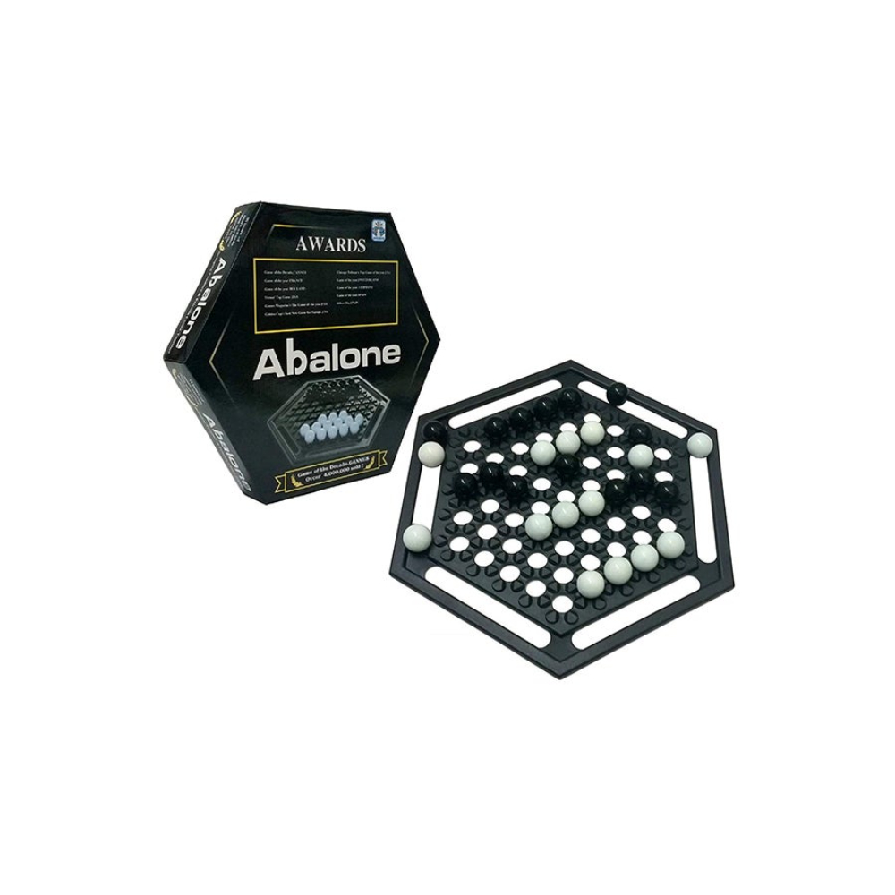أبالون لعبة لوحية تعليمية استراتيجية كرات رخامية باللونين الأبيض والأسود