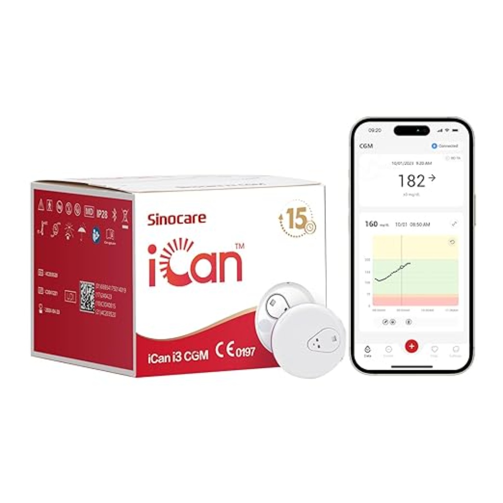 نظام مراقبة الجلوكوز المستمر iCan i3
