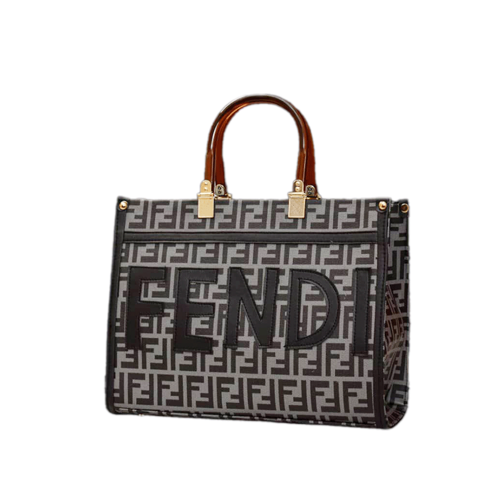 شنطة فيندي FENDI اسود ورمادي