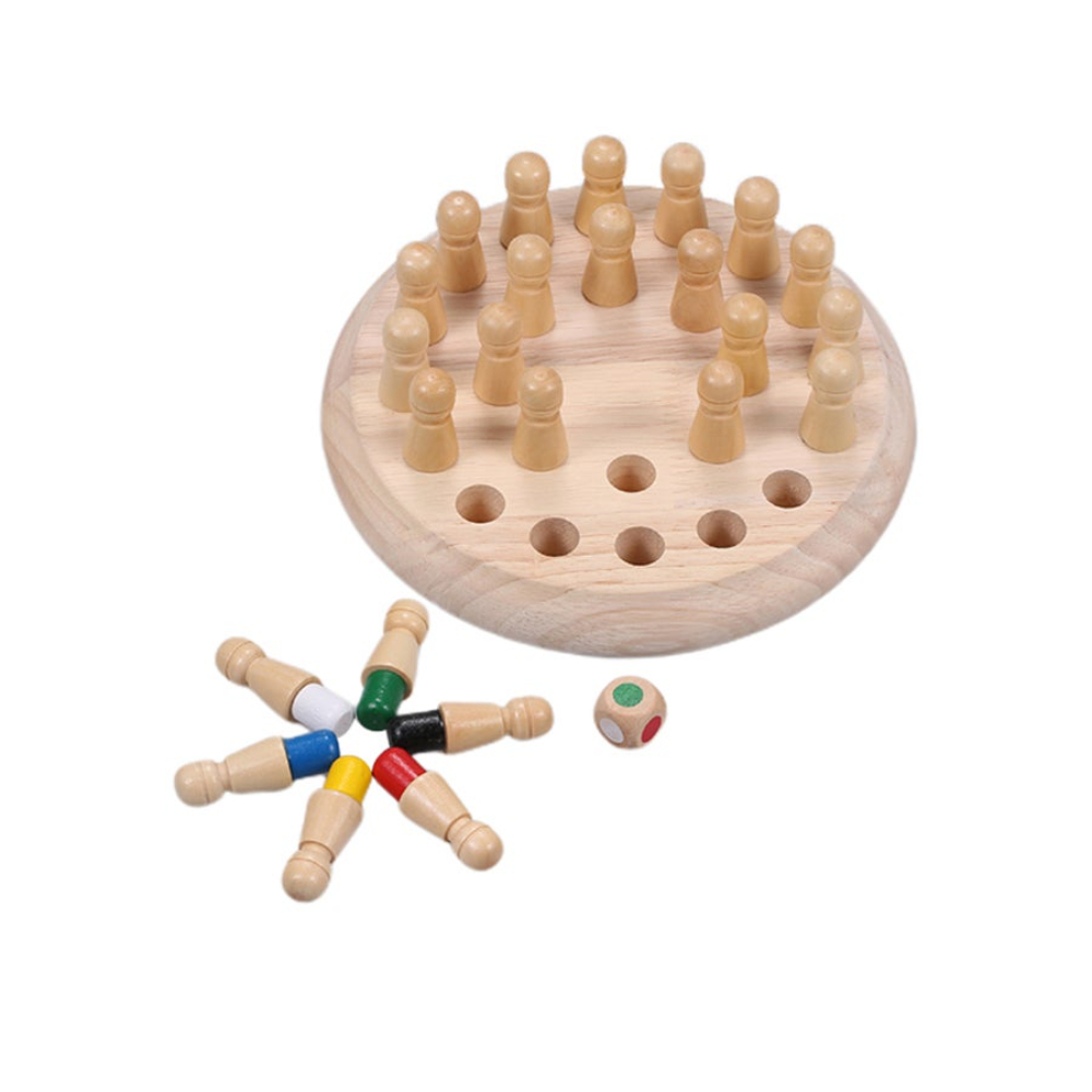 لعبة شطرنج خشبية لتقوية الذاكرة