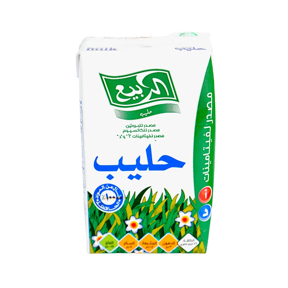 الربيع حليب كامل الدسم -250 مل 
