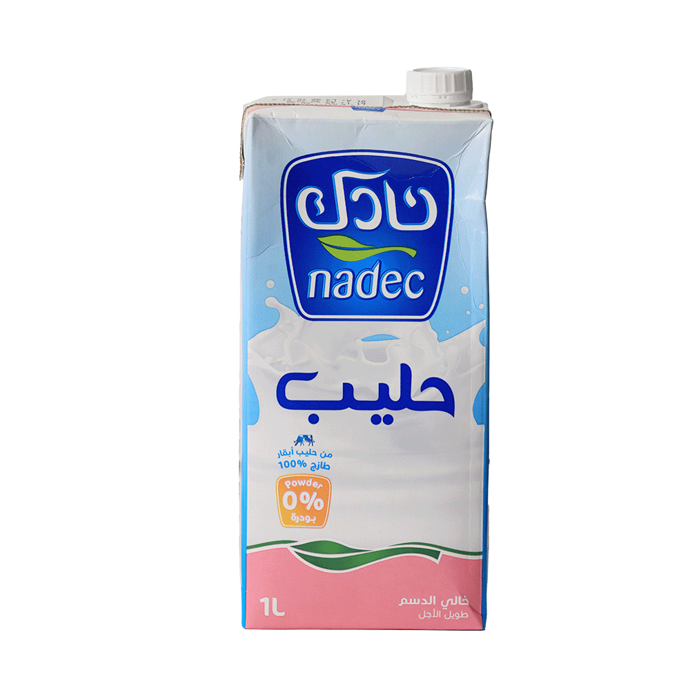 نادك حليب خالي الدسم - 1 لتر 