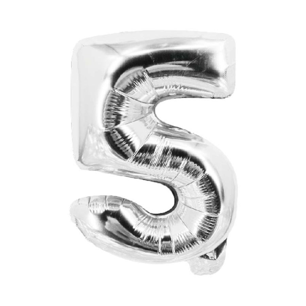 بارتي تايم بالون رقم 5 من القصدير - 16 بوصة 