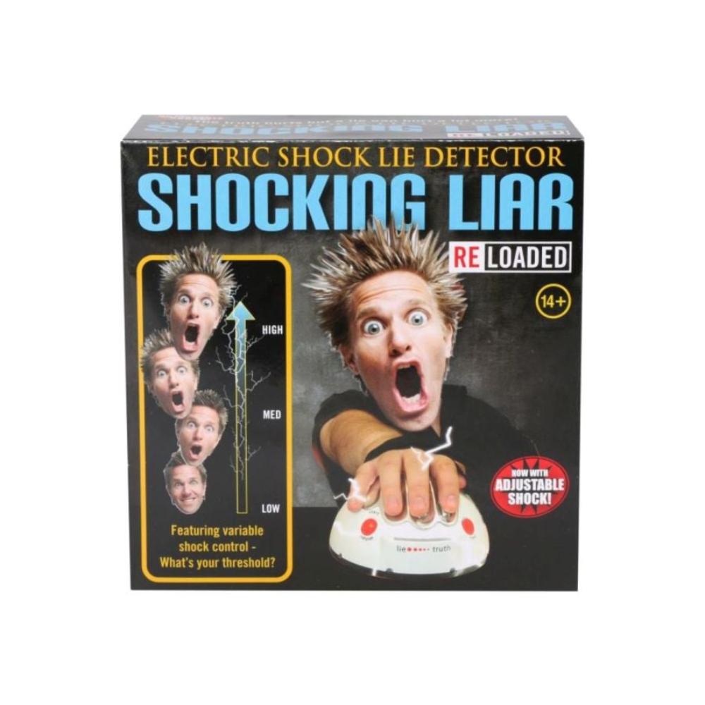 انتكس لعبة كشف الكذب بصدمة كهربائية صغيرة 