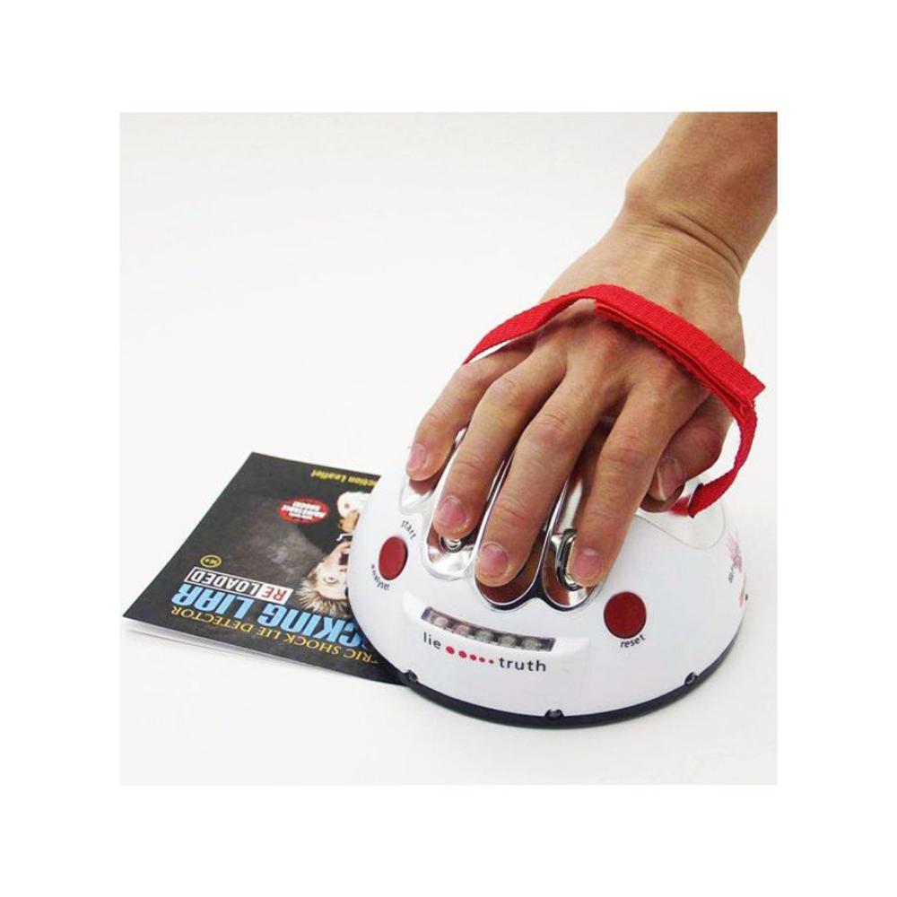 انتكس لعبة كشف الكذب بصدمة كهربائية صغيرة 