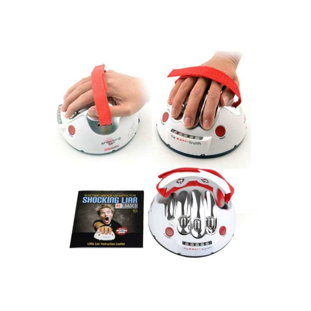 انتكس لعبة كشف الكذب بصدمة كهربائية صغيرة 