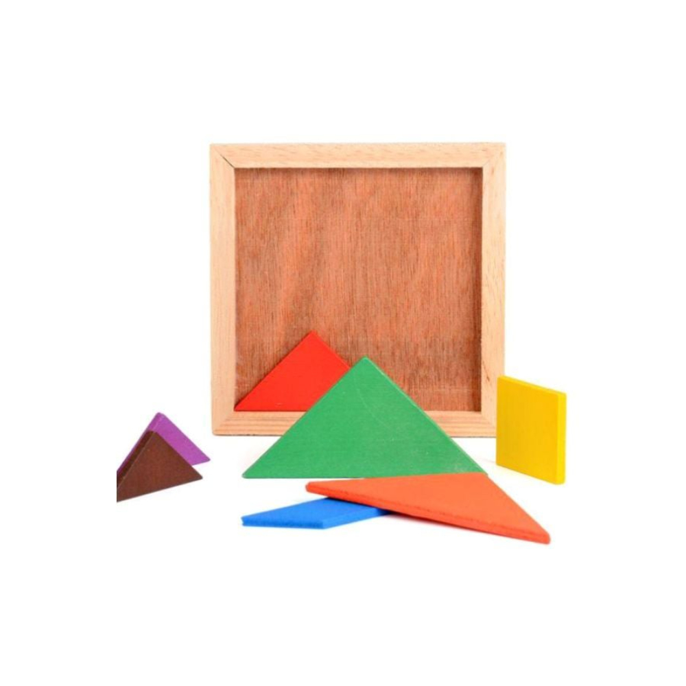 لعبة تعليمية هندسية من الخشب