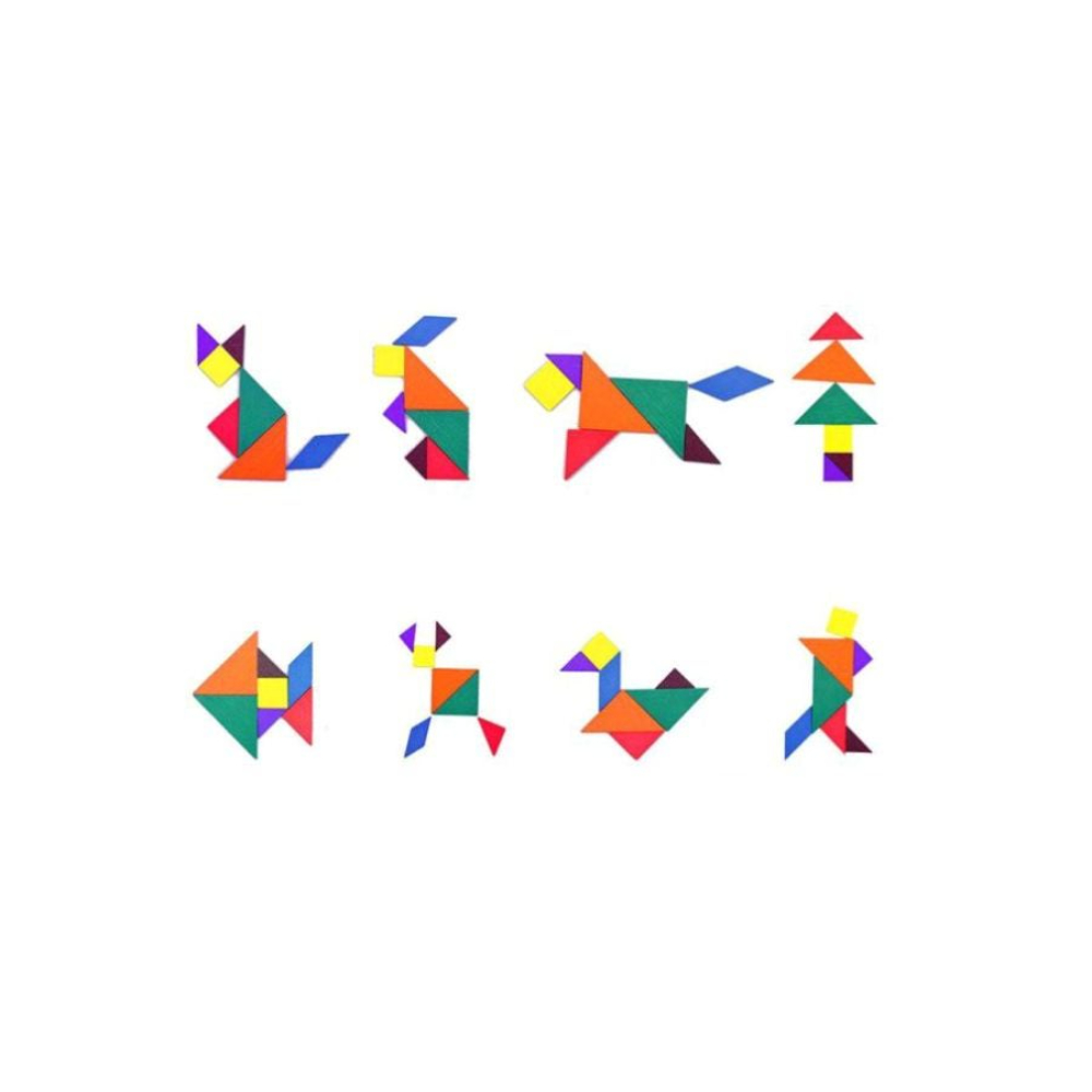 لعبة تعليمية هندسية من الخشب