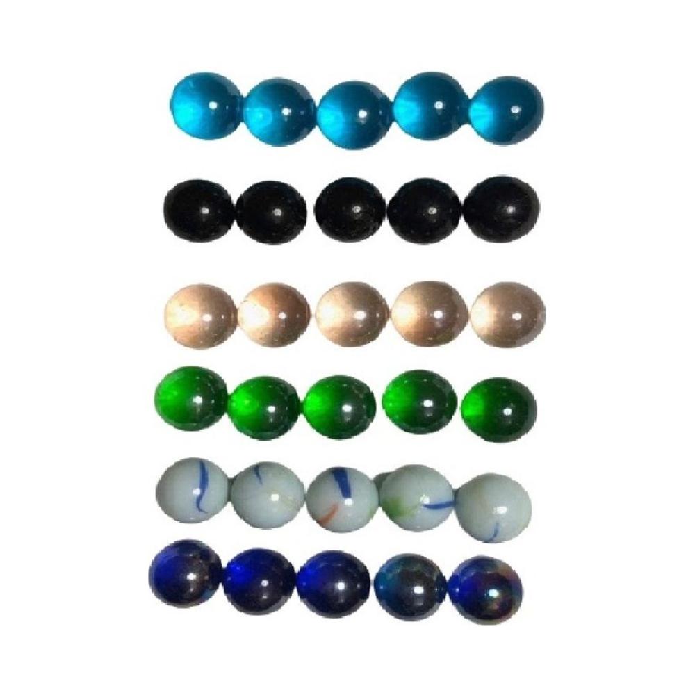 طقم كرات زجاجية جي ام دي 30 قطعة - 1.6 سم