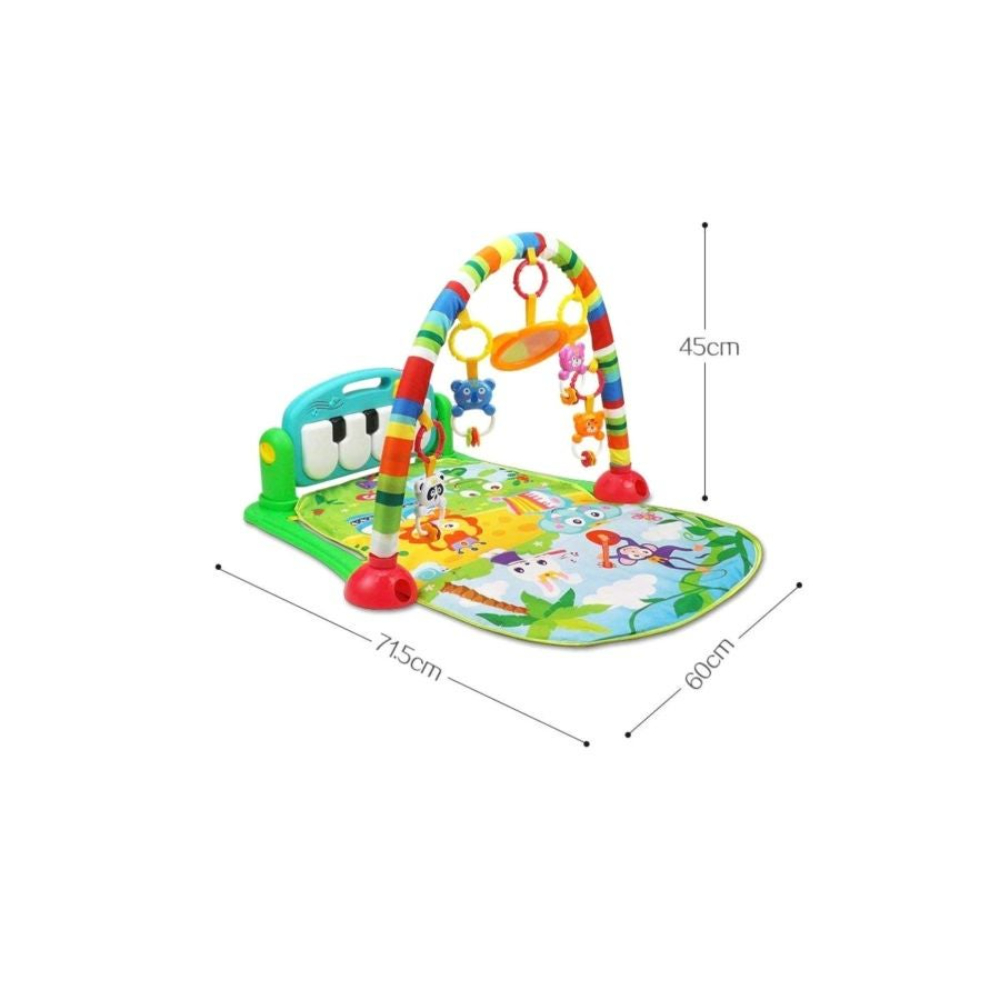 ستوريو حصيرة ألعاب مزودة ببيانو وألعاب معلّقة للأطفال 