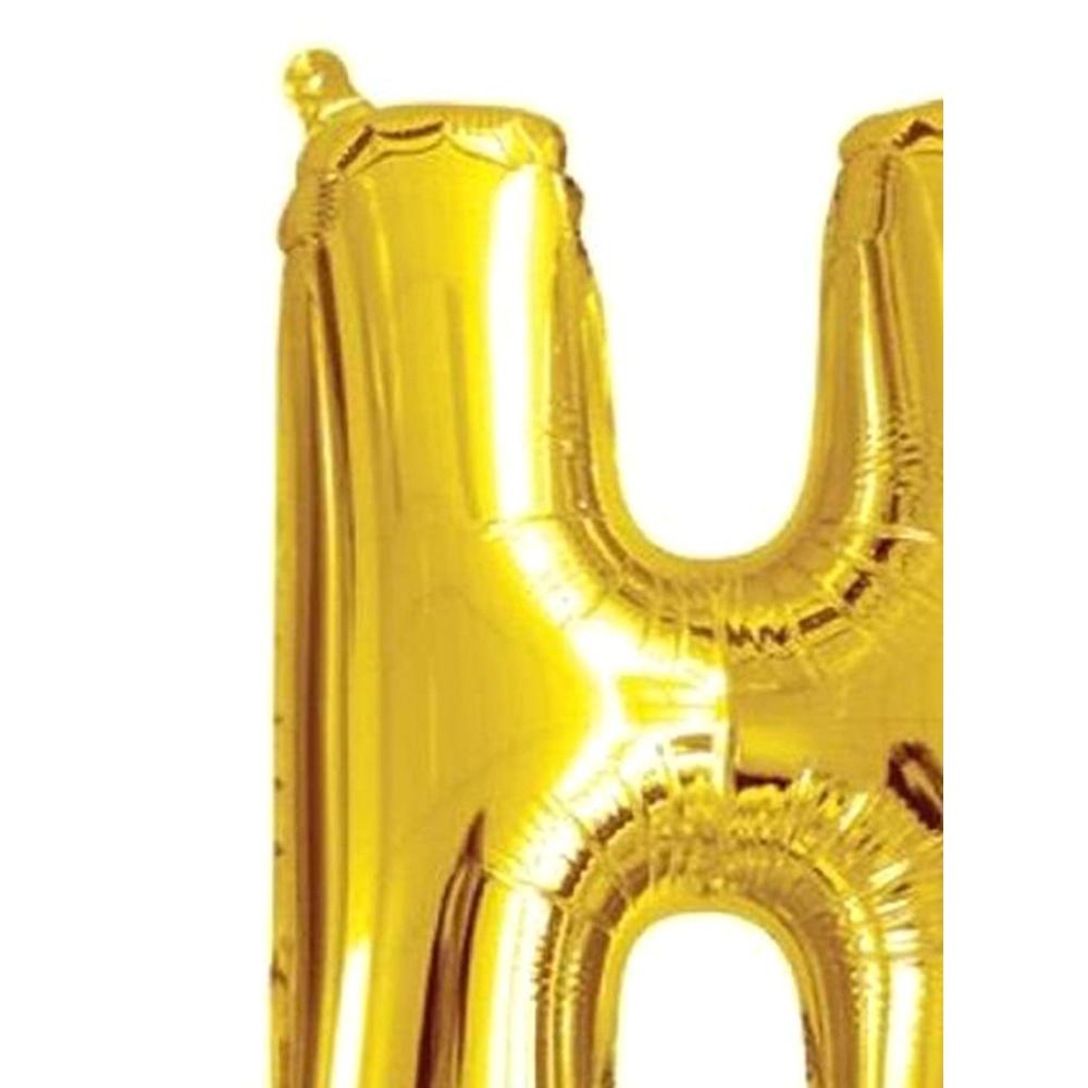 بالون حرف H من القصدير