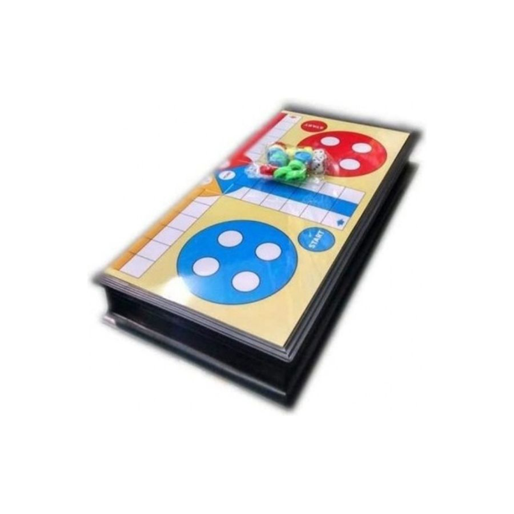 مارجون لعبة لودو اللوحية المغناطيسية القابلة للطي - 4 لاعبين