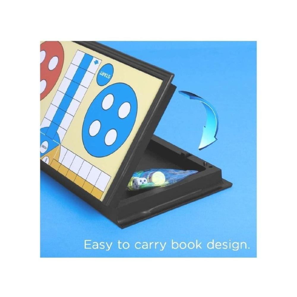 مارجون لعبة لودو اللوحية المغناطيسية القابلة للطي - 4 لاعبين