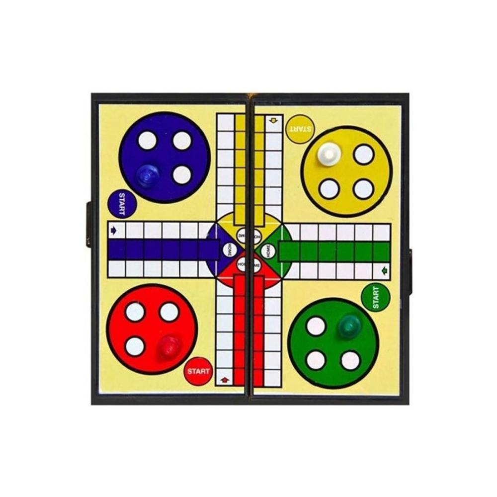 مارجون لعبة لودو اللوحية المغناطيسية القابلة للطي - 4 لاعبين