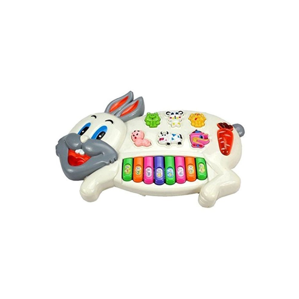 توي كارت بيانو موسيقي أرنب