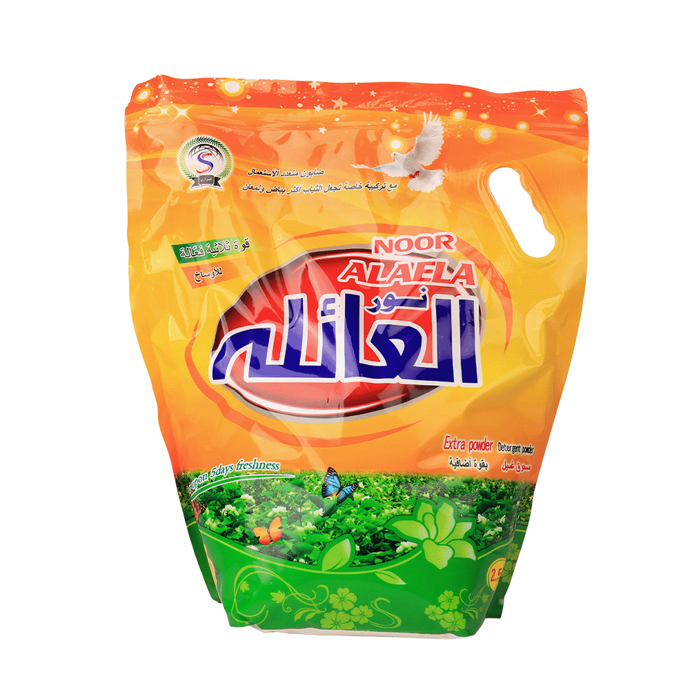 نور العائلة مسحوق غسيل للملابس - 2.5 كجم