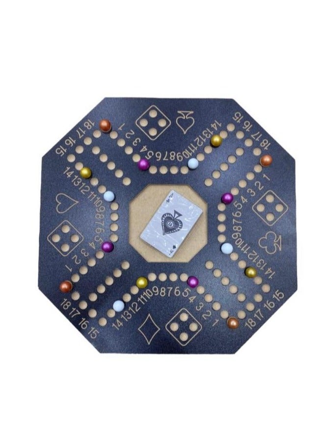 لعبة مرح لعبة لوح جاكارو رخامي وأوراق لعب صكة الأصلية - 16 حجر