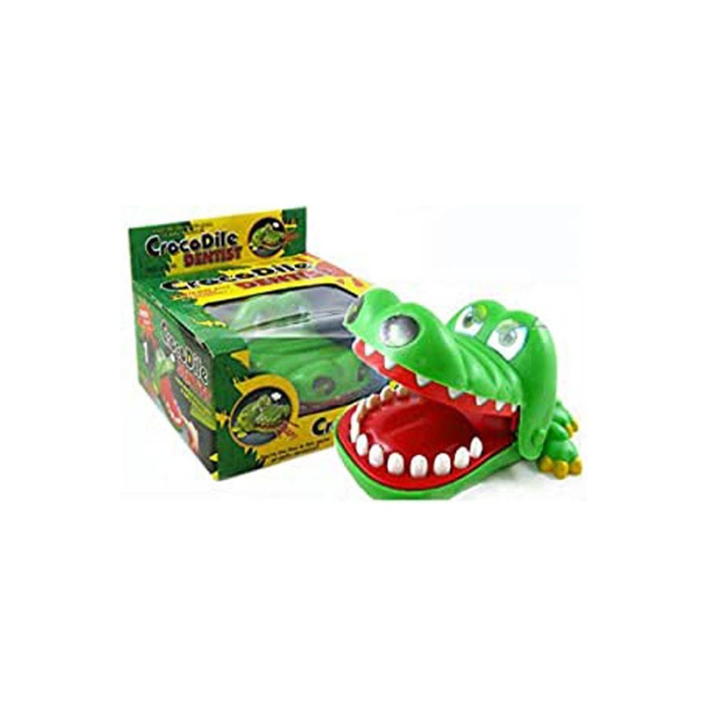 لعبة تمساح الأسنان المفاجئ والمرح موديل Anim-108076-26 - أخضر