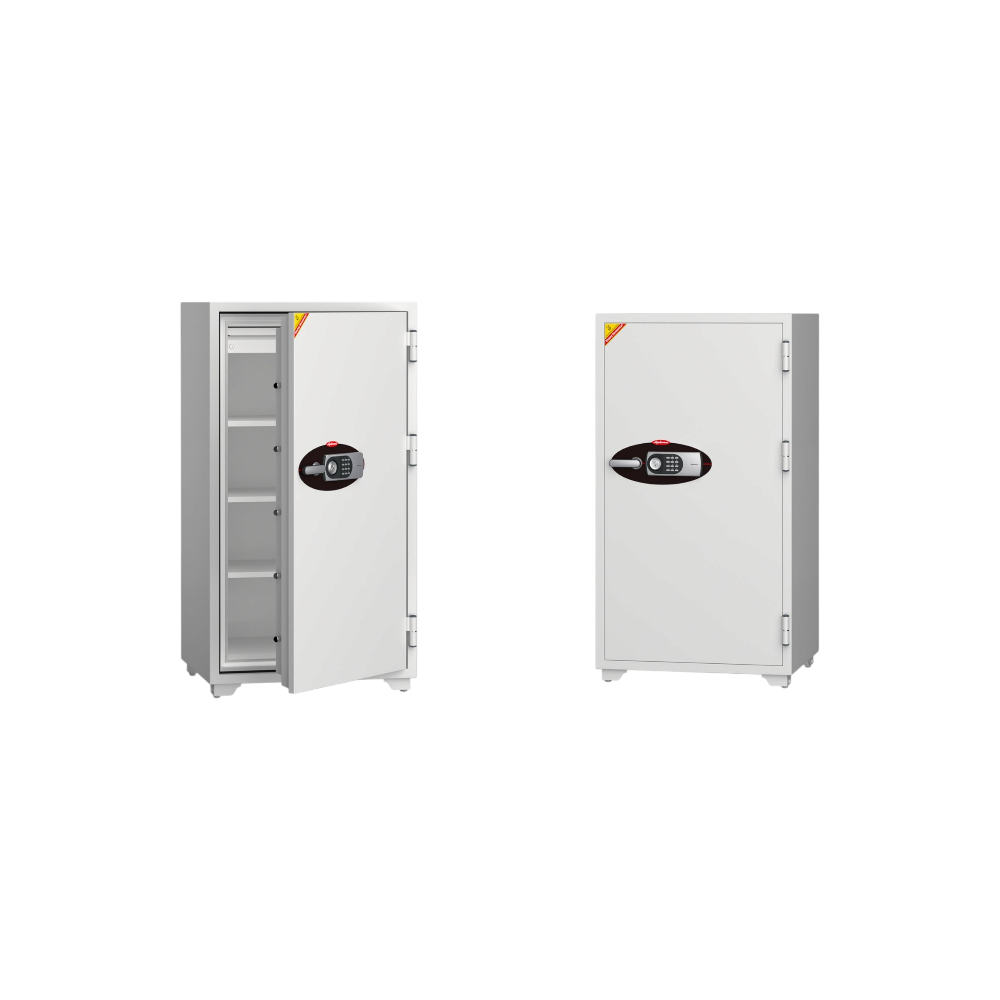 ديبلومات خزنة قفل إلكتروني 360 كجم - فضي