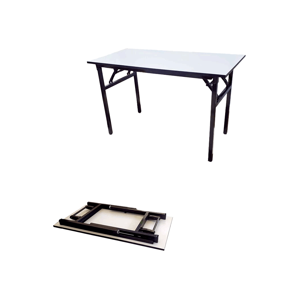 طاولة مستطيلة قابلة للطي موديل CM 120 - أبيض 