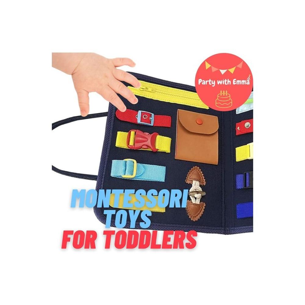 شو وو لعبة بيزي بورد اللوحية للأطفال من مجموعة ألعاب مونتيسوري