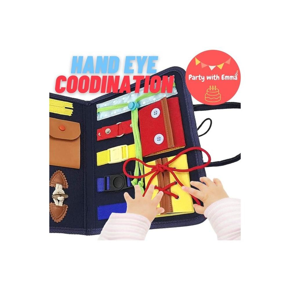 شو وو لعبة بيزي بورد اللوحية للأطفال من مجموعة ألعاب مونتيسوري