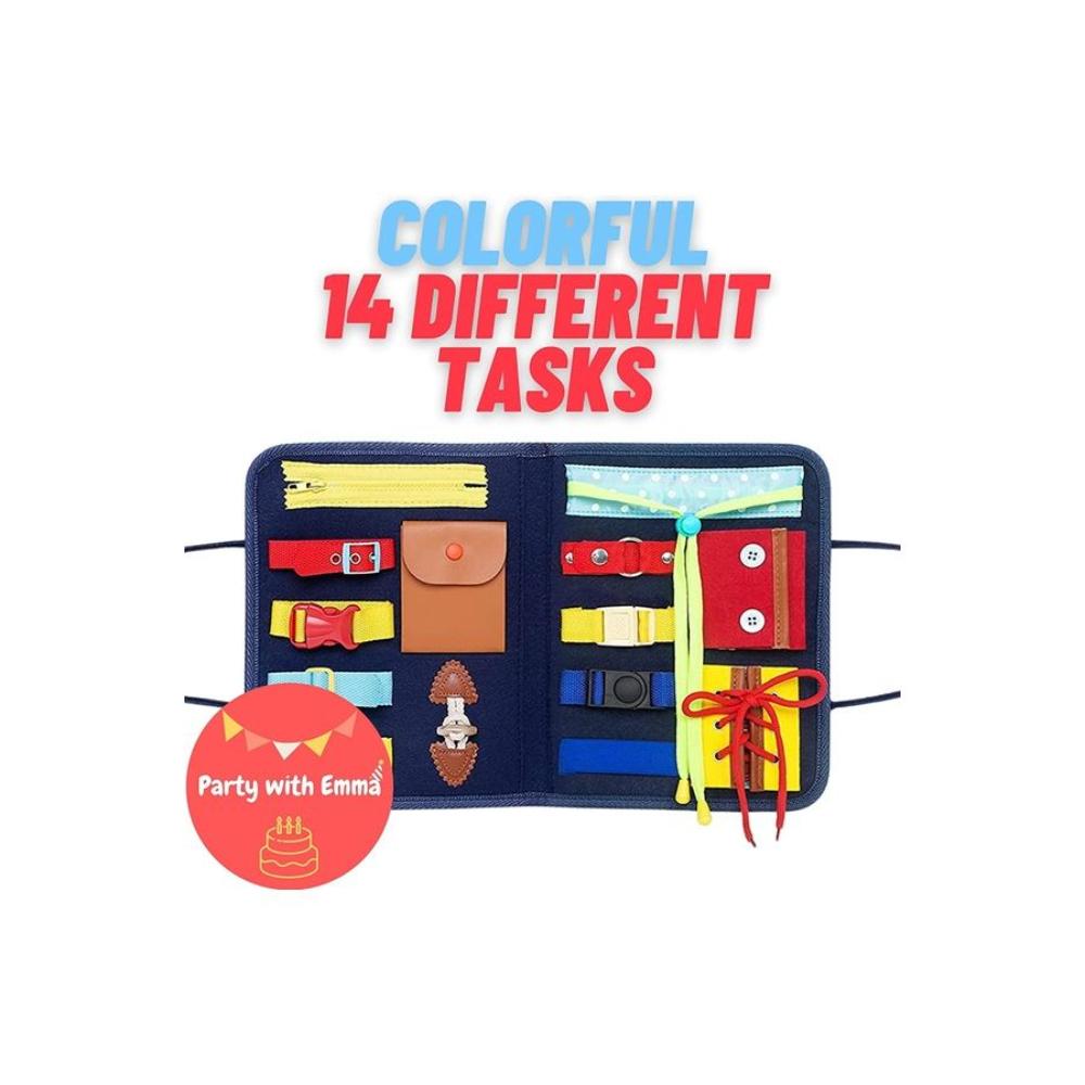 شو وو لعبة بيزي بورد اللوحية للأطفال من مجموعة ألعاب مونتيسوري