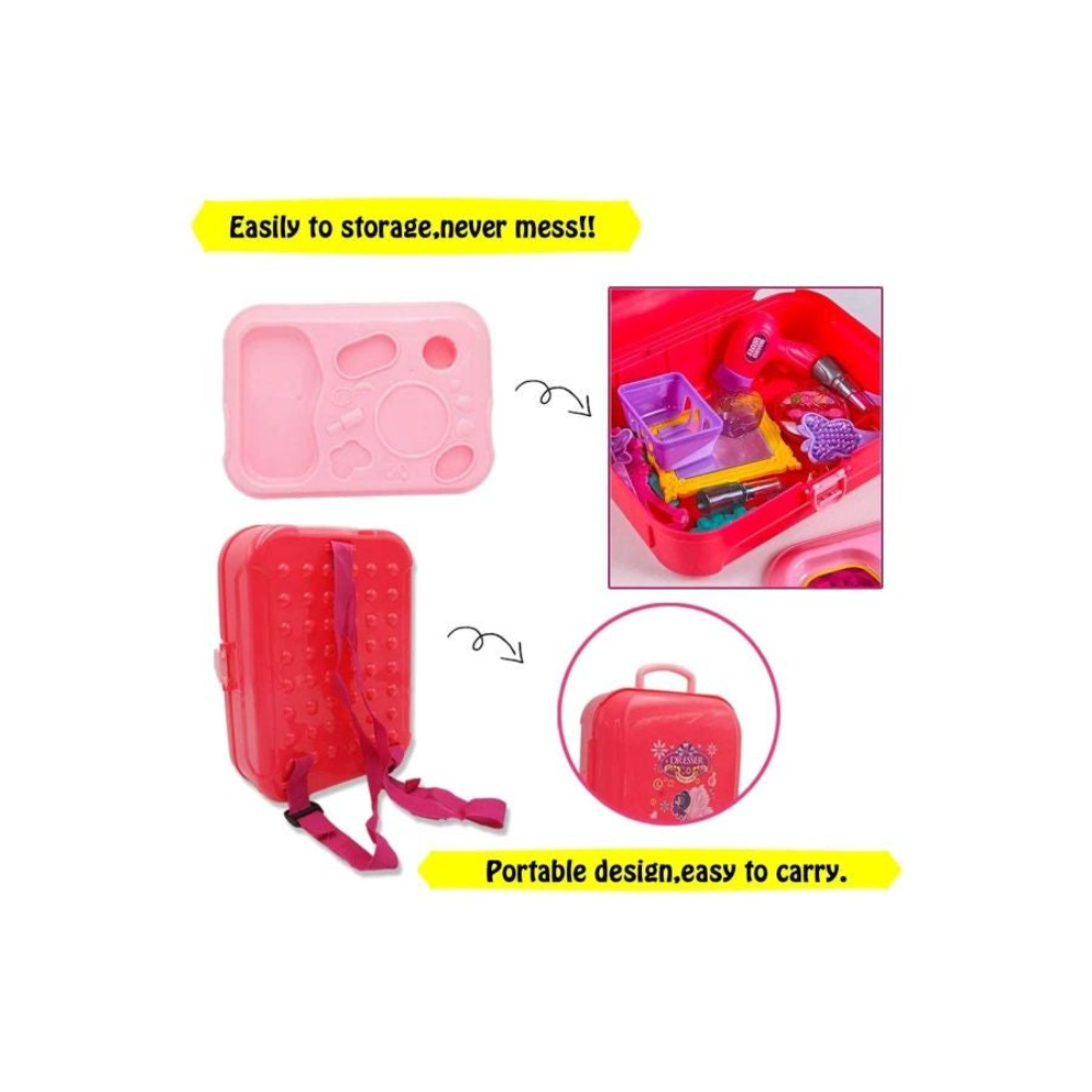 ترولز طقم مكياج للعب - 21 قطعة