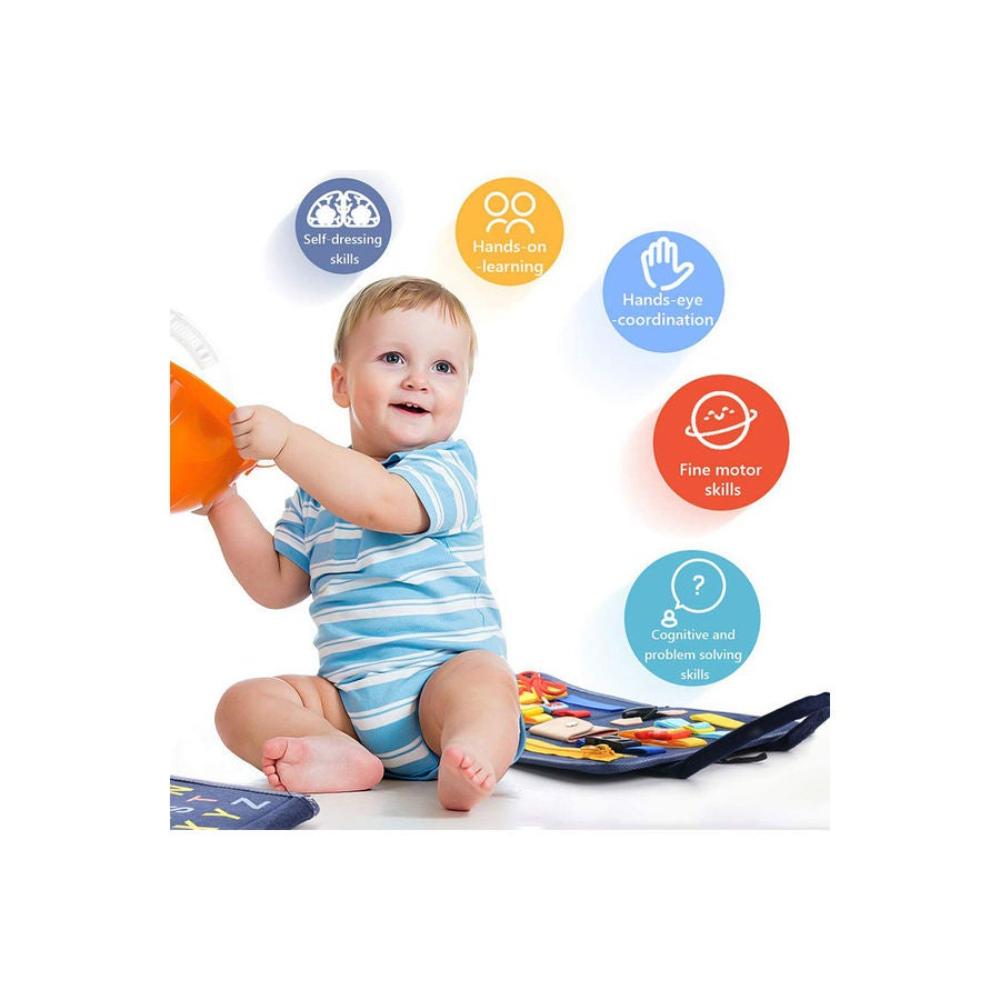 لوح تعلم الأرقام والحروف الأبجدية - موديل XX-T2903BL