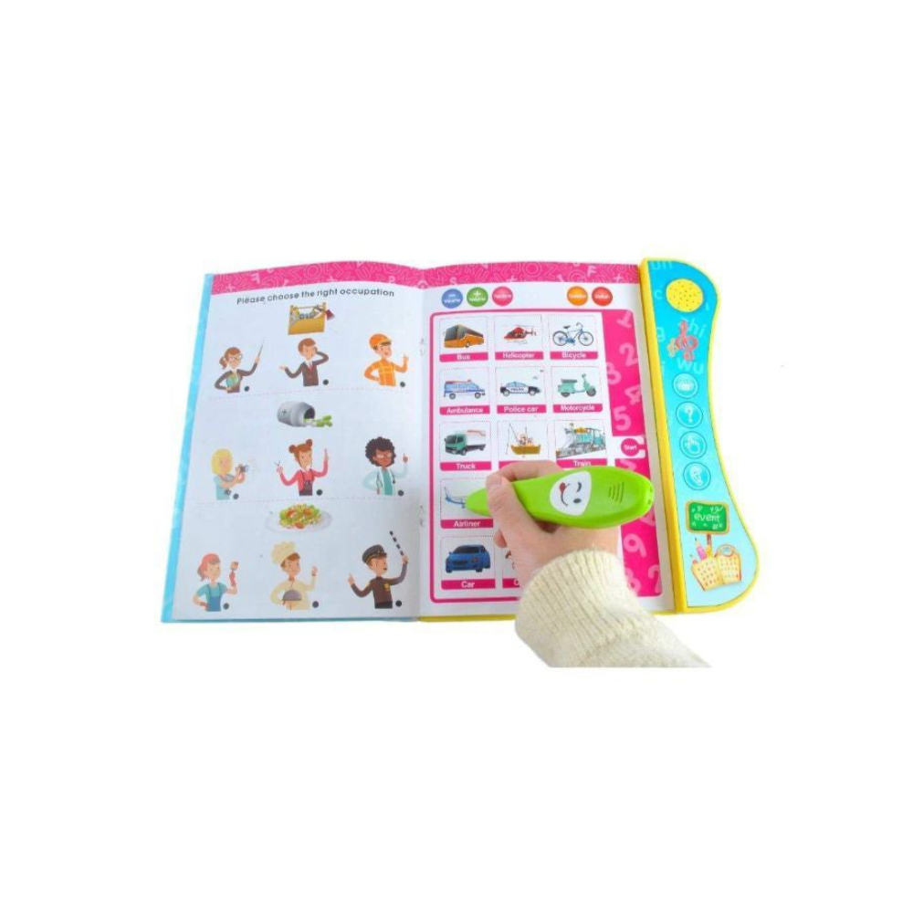  كتاب تعليمي بالإنجليزية مع قلم ناطق