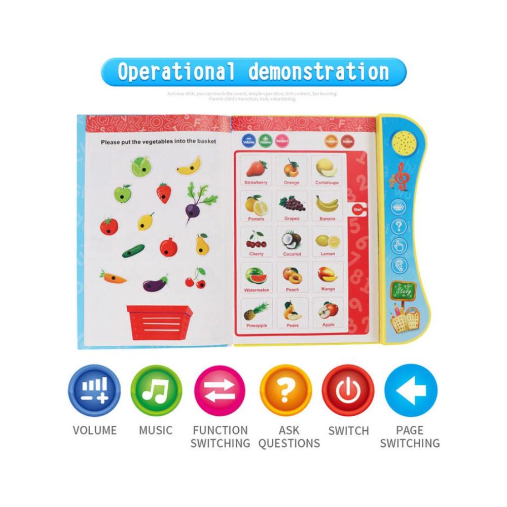  لوح صوتي وكتاب للأطفال مع قلم تعليمي