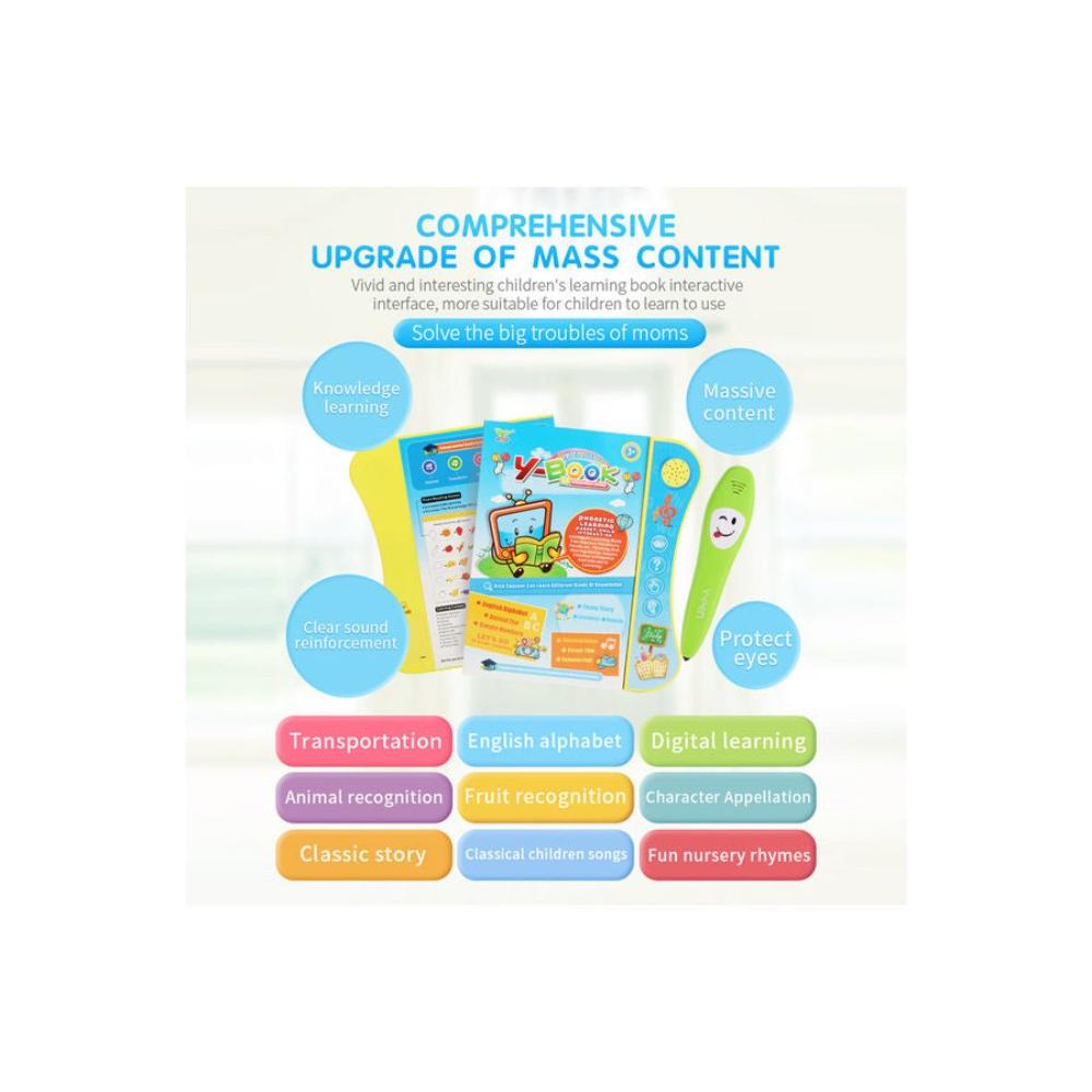  لوح صوتي وكتاب للأطفال مع قلم تعليمي