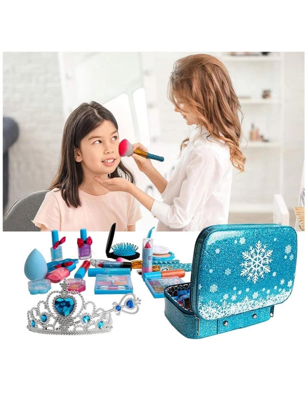 لعبة مرح مجموعة مكياج للفتيات قابلة للغسل للبنات