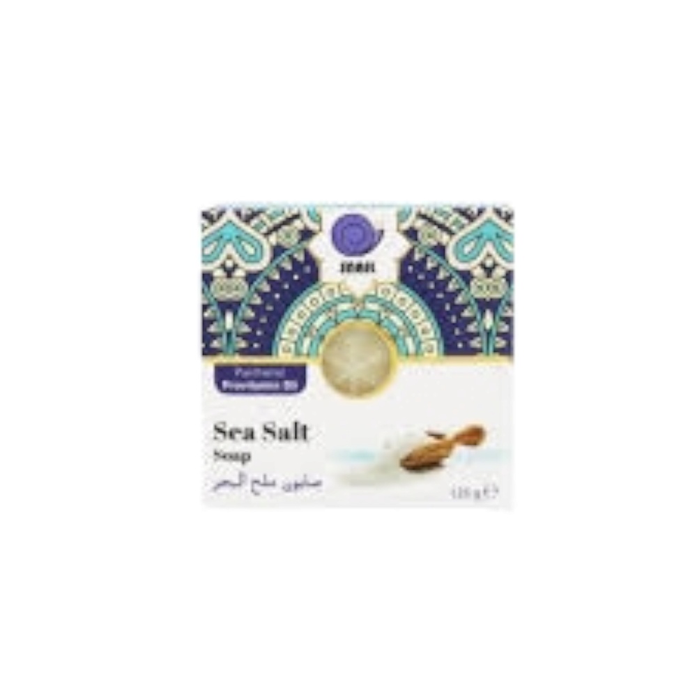 سنايل صابون ملح البحر مرطب ومنقي للبشرة125جرام